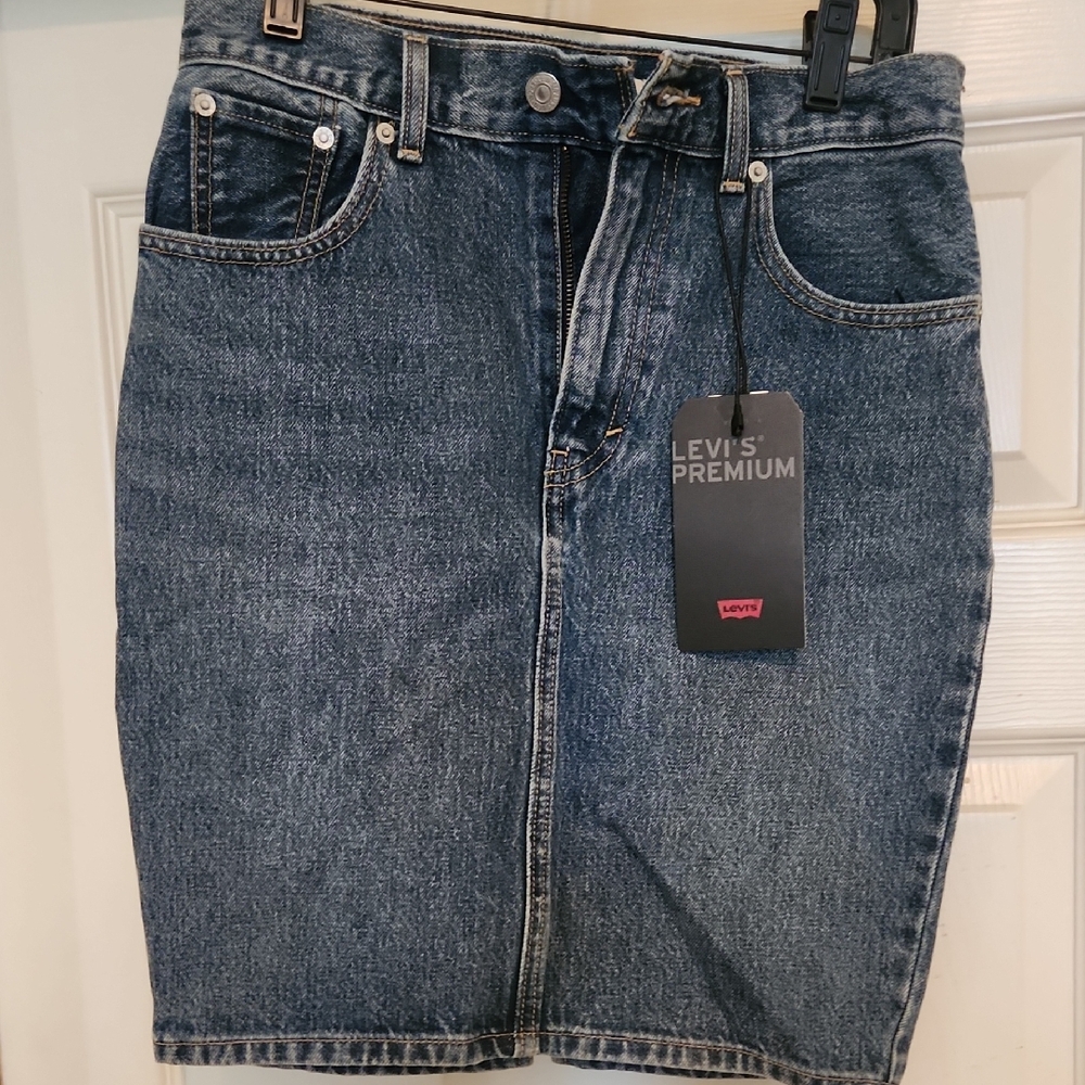 Levi's Classic Blue Denim Skirt